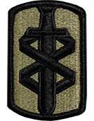 U.S. Army Medical Command (MEDCOM) OCP Army Unit Patch - Scorpion W2 - Green