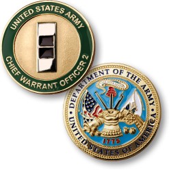 U.S. Army Chief Warrant Officer 2 Coin