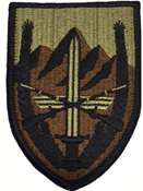 Alpha Unit Command Multicam Shoulder Patches - Military Uniform Items