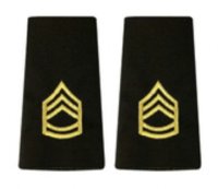 AGSU Epaulets E7 SERGEANT FIRST CLASS