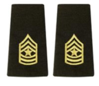 AGSU Epaulets E9 SERGEANT MAJOR EPAULETS