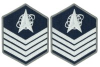 Space Force Dress Chevron Embroidered E6 Technical Sergeant